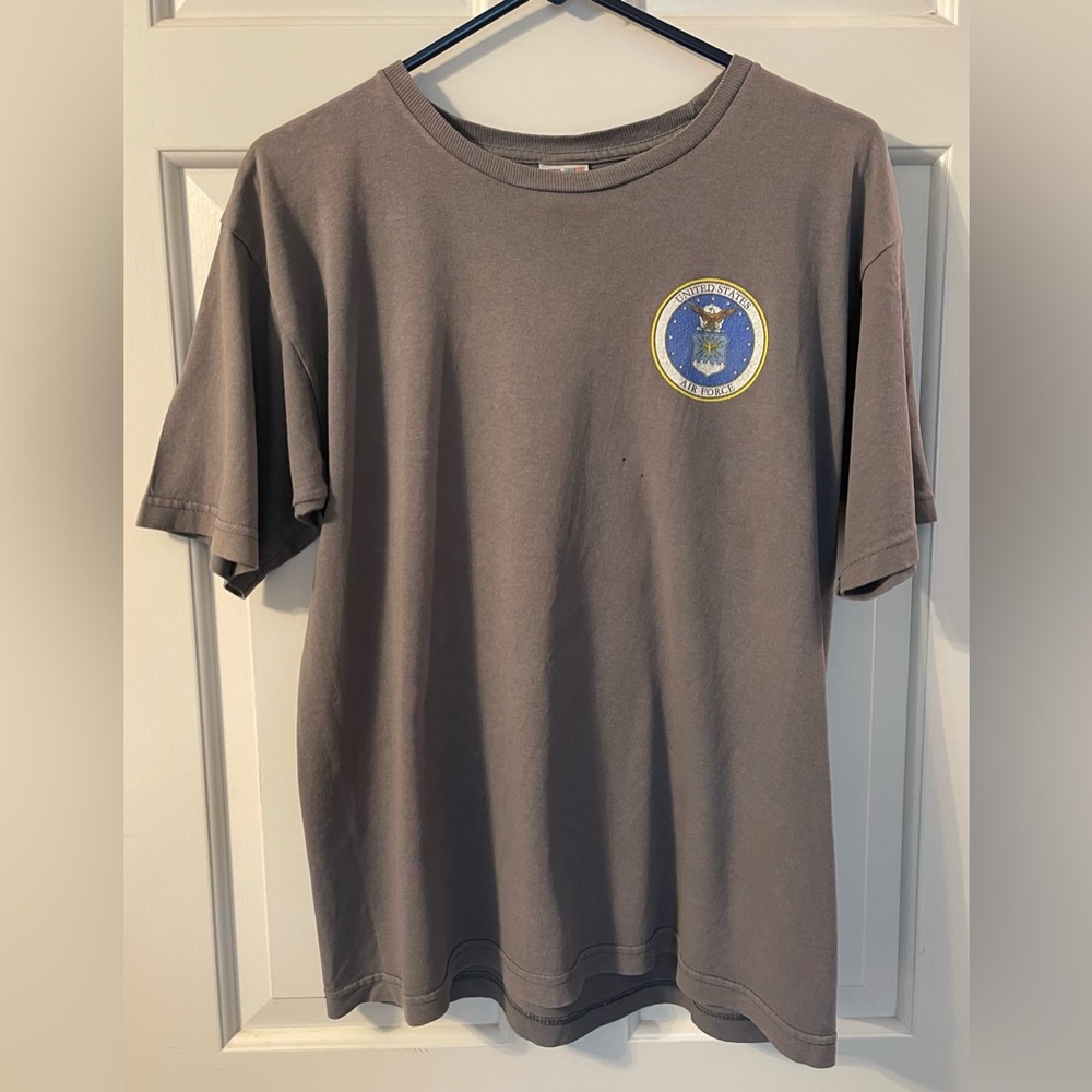 “Vintage look” United States Air Force T-Shirt - 2 Sided graphics. Made in USA